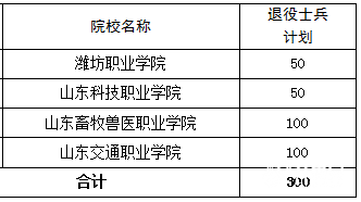 退役士兵纳入单独招生筹算 潍坊四所高校单招300人